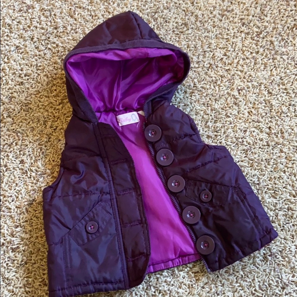 Purple Zipping Vest